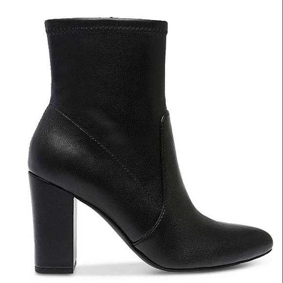 New w/Box Wild Pair Becci Round Toe Block Heel Zip-Up Sock Ankle Booties Size 11 - Picture 2 of 4